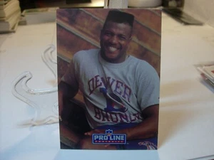 1991 Pro Line Portraits Football #64 - Bobby Humphrey - Denver Broncos  91-137 - Picture 1 of 2