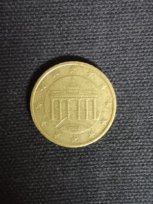 2002 F Germany  50 Euro Cent  (1st map) - Image 1 of 2
