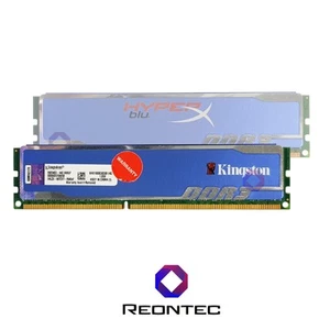 4 Go De RAM PC Kingston PC3 - 12800 DDR3 KHX1600C9D3B1/4G Hyper Blu 1Rx8 - Afbeelding 1 van 1