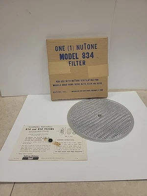 Filtro de grasa para campana extractora redonda NuTone 834 aluminio Foto 1 de 4