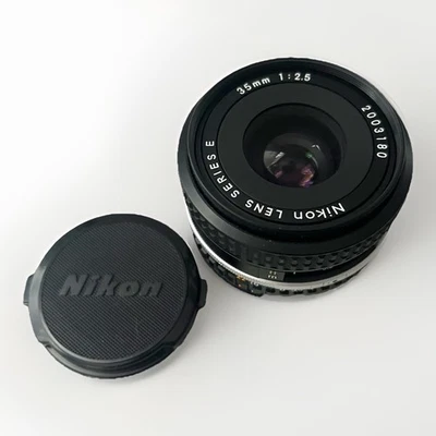 [QUASE PERFEITO] Lente Grande Angular Nikon Series E Ai-s Ais 35mm F/2.5 do Japão - Imagem 1 de 4