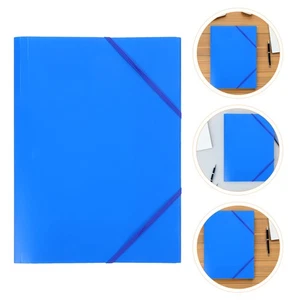 10 Pcs Elastic Cord Folder Compact Document Organizer A4 Travel File Pocket - Picture 1 of 12