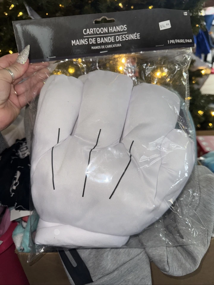 Disguise Disney Mickey Mouse Playhouse Adult Gloves Halloween Costume 85582