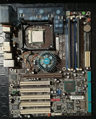 Scheda madre socket intel 478 Abit ic7-max 3 + pentium 4 + 2 GB Corsair XMS400 - Immagine 1 di 4