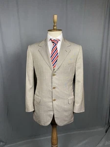 Brioni Herren Blazer Sakko grau Wolle Seide 3-Knopf Größe 52 - Bild 1 von 11