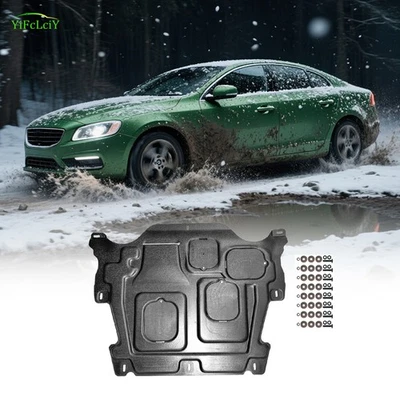 Engine Splash Shield For Volvo S60 2011-2018 Heavy Skid Plate W/Service Hole Foto 1 de 4