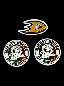 3 Mighty Ducks of Anaheim Stickers Decal NHL Hockey 2.25” X 2.25” - Picture 1 of 2
