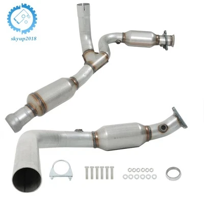 Front Catalytic Converter For Chevrolet Tahoe 2009 2010 2011 2012-2014 4.8L/5.3L Foto 1 de 4