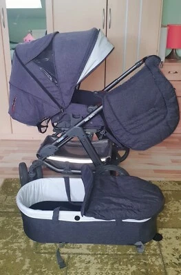 ABC-Design Turbo 6S Kombikinderwagen - Schwarz (61004403) - Bild 1 von 4