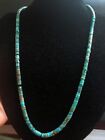 24“ 26” Long Genuine Hubei Old Heishi natural Turquoise stone necklace,man woman