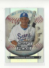 2013 Prizm Draft High School All-America Prizms Dominic Smith Rookie Mets /20