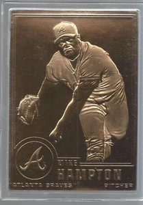 Mike Hampton 2003 Danbury Mint Sealed 22 kt Gold Card # 172 - Picture 1 of 1