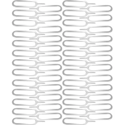 100 pièces Outil de retrait de carte SIM Broche d'éjection SIM - Photo 1/4