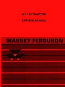 Massey Ferguson MF175 MF-175 Tractor WorkShop Service Shop Manual - Picture 1 of 1