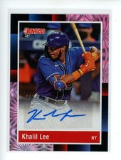 2022 Donruss KHALIL LEE #R88S-KL 1988 Retro Signatures Auto Pink Fireworks /199