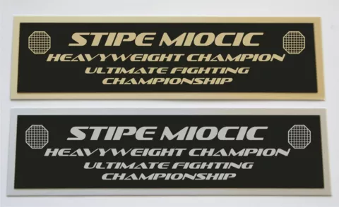 Stipe Miocic UFC nameplate for signed mma gloves photo or case Cover