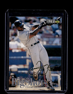 1997 Collector's Choice Big Shots Gold Signatures #10 Frank Thomas