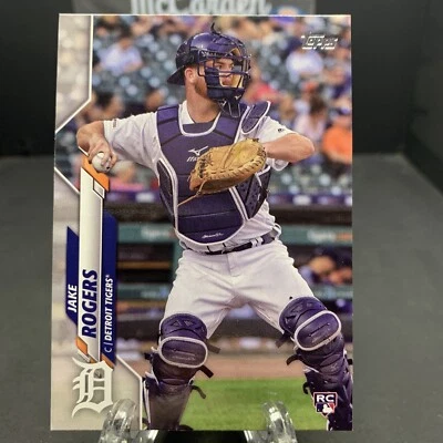 2020 Topps Jake Rogers #147 Rookie RC Detroit Tigers - Image 1 of 2
