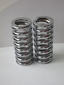 Lowrider Hydraulics chrome precut mini coils, 2 flat edges, 6.5" high, classic - Bild 1 von 5