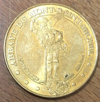 MDP 2009 MONT-SAINT-MICHEL ANGE MÉDAILLE MONNAIE DE PARIS JETON TOURISTIQUE COIN - Photo 1/2