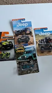 Matchbox Jeep Lot of (4) willy, cliff hanger,wrangler cj 7 - Picture 1 of 18