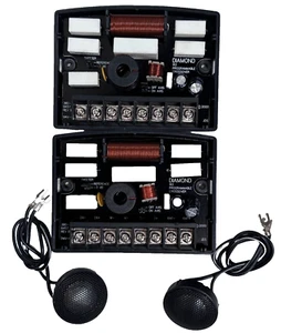 PAAR DIAMANT AUDIO D362 HOCHTÖNER MIT DIAMANT AUDIO CROSSOVER GEÖFFNETE BOX - Bild 1 von 6