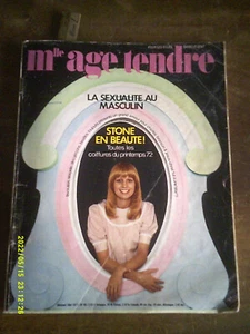 1972 M ELLE AGE TENDRE SHEILA SYLVIE VARTAN MIREILLE DARC BELMONDO - Imagen 1 de 3