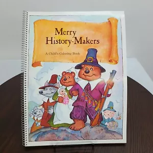 Vintage 1979 Merry History Makers A Child's Coloring Book UNUSED - Imagen 1 de 11