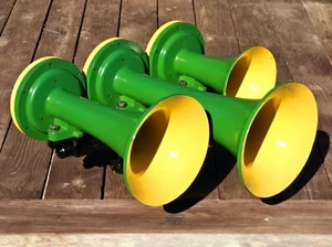 Nathan AirChime K3LA Locomotive Train Horn - Rail Exec. Owned - John Deere Color - Picture 1 of 8