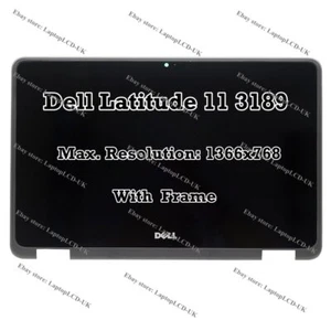 11.6" For Dell Latitude 11 3189 HD LCD Display Touch Screen Digitizer Assembly - Picture 1 of 6