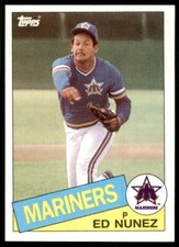 1985 Topps Ed Nunez B Baseball Cards #34