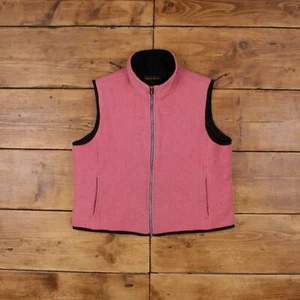 Vintage Woolrich Outdoor Gilet XL Technowool Pink Womens - Picture 1 of 8