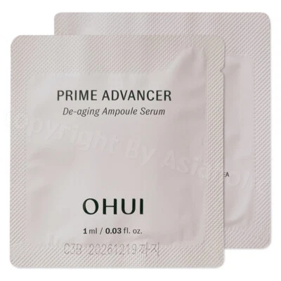 O HUI Prime Advancer De-aging Ampoule Serum 1ml (10pcs ~ 140pcs) Newest Version - Image 1 of 4