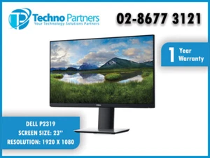 Dell P2319H 23" 1920 x 1080 Widescreen B Grade LCD Monitor HDMI VGA DP IPS WRNTY - Picture 1 of 3
