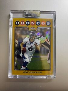 2008 Topps Chrome Jay Cutler Gold Refractor /199 Uncirculated #TC7 Broncos