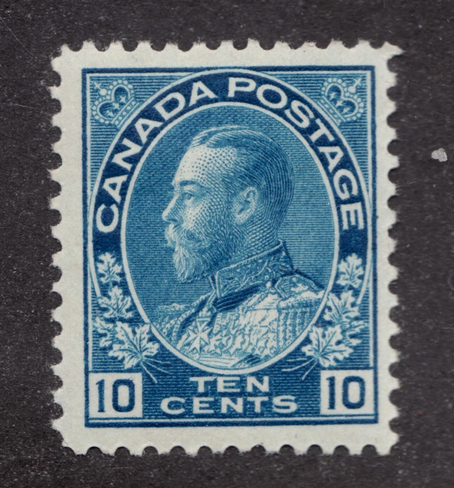 1922 Canada Sc# 117  - 10¢ KGV, Admiral of the Fleet. MH  - Image 1 of 1