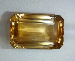 Large natural citrine gemstone - faceted golden Quartz 27.50 CTS - Bild 1 von 10