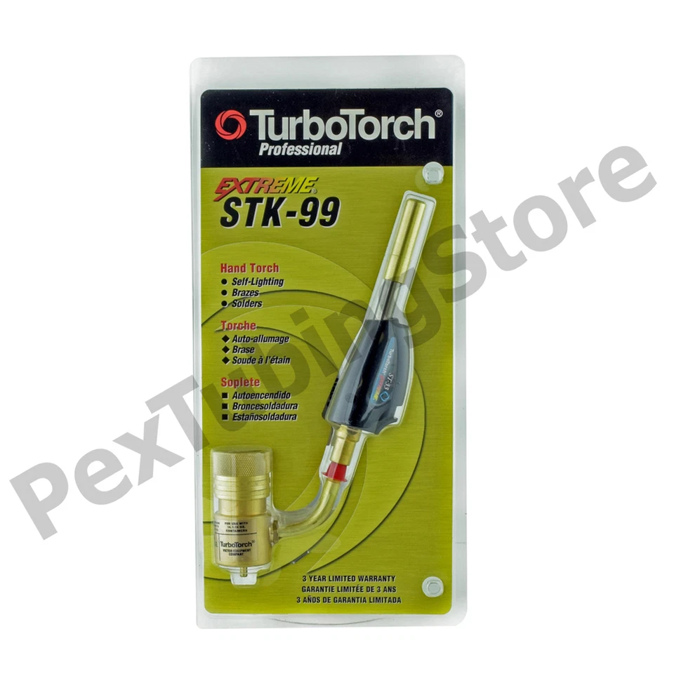 TurboTorch 0386-0851 STK-99 Antorcha Remolino, MAP-Pro/Propano, Autoiluminación Foto 1 de 1