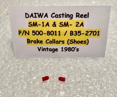 Coleiras de freio Daiwa 500-8011 / B35-2701 SM-1A e SM-2A iscasters - NOS - ANOS 80 - Imagem 1 de 2