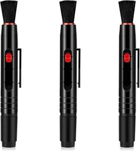3-Piece Lens Cleaning Pen Brush Set for Camera, SLR, Telescope, Phone & More - Picture 1 of 11