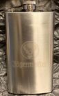 Jagermeister 6oz Stainless Steel Flask Liquor Collectible