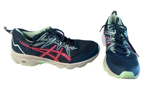 ASICS Sneakers Tennis Shoes Gel Venture 8 Mako Blue Pink Glow Women's Size 9.5 - Picture 1 of 11