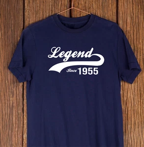 Legend Since 1955, 70th Birthday T-Shirt, Gift for 70 year old man, 70th tshirt - Picture 1 of 10