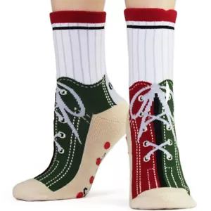 Zapatos de Bolos Para Mujer Antideslizantes Zapatilla Crew Calcetín Talla 9-11 Pie Tráfico Moda - Imagen 1 de 1