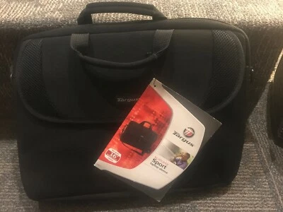 Capa preta para laptop Targus Slipcase esportiva - Imagem 1 de 4