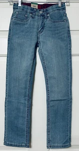 NWT Levis 511 slim size 8 youth flex stretch light wash blue jeans boys - Picture 1 of 9