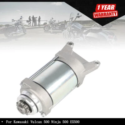 Starter Assembly Motorcycle For Kawasaki Vulcan 500 Ninja 500 EX500 1990-2009 - Image 1 of 4