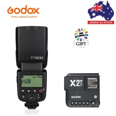Godox TT600 2.4G HSS Camera Flash Speedlite Light X2T- TTL Trigger For cameras - Image 1 of 4