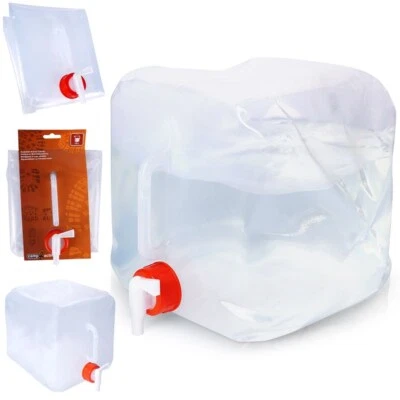 Wassertank Trinkwasserbehälter Wasserkanister mit Zapfhahn faltbar 10 L - Bild 1 von 4