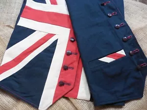 Reversible Union Jack Waistcoat; ideal for game keeping, shooting or beating - Picture 1 of 8